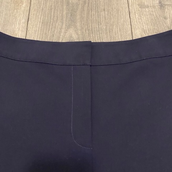 St. John Caviar Emma Navy Blue Crop Pants Size 6 - Picture 3 of 11